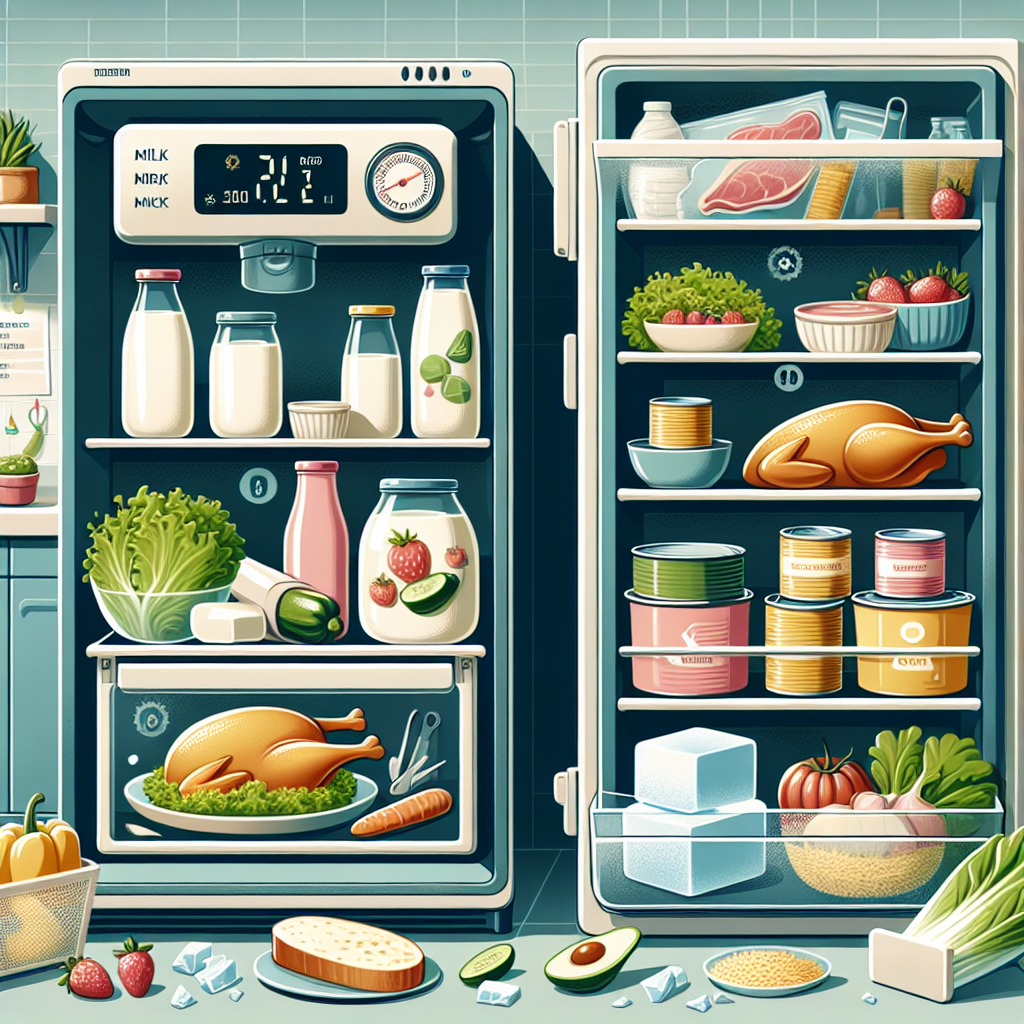 ¿Qué alimentos se pierden durante un corte de luz?