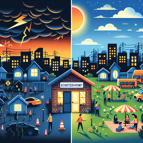 Apagón vs cortes programados: diferencias clave