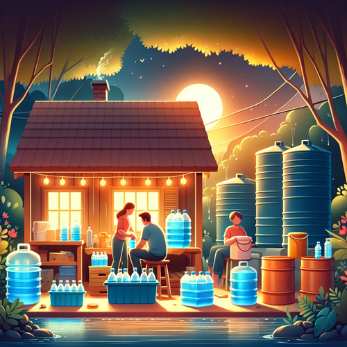 Cómo almacenar agua potable en casa