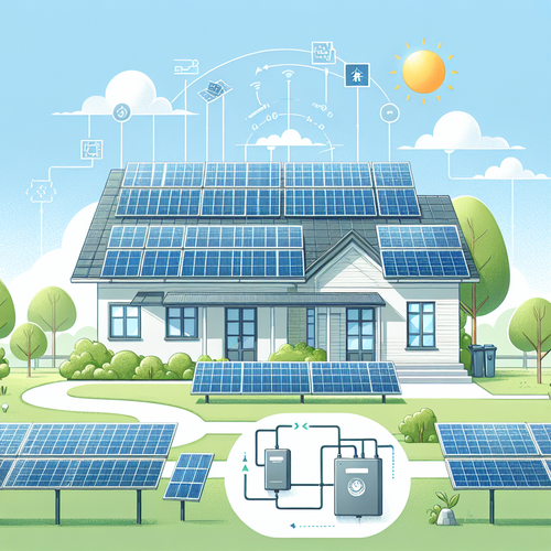 Cómo funciona un microinversor solar