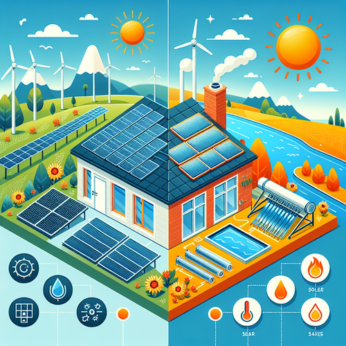 Instalación solar fotovoltaica vs térmica: cuál elegir