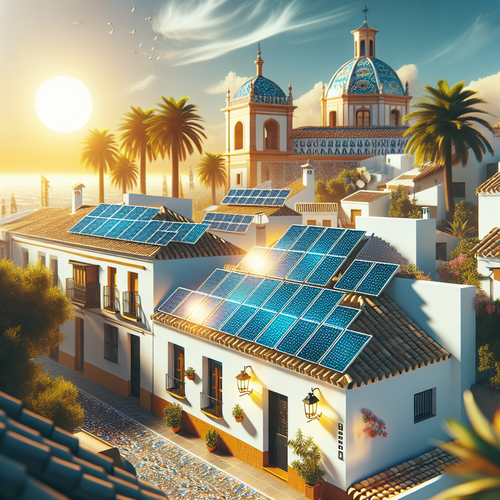 La orientación ideal para placas solares en Cádiz